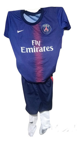 Conjunto Fútbol 5/6  Psg-mabppe Remera+pantalon Usado 1