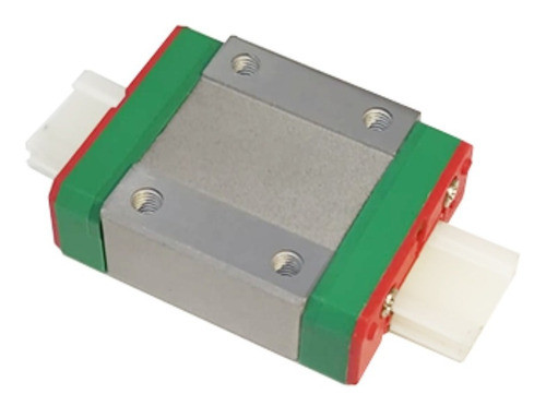 1 Mini Guia Linear De 07mm X 1000mm + 1 Patins Mini Mgn7h - 1