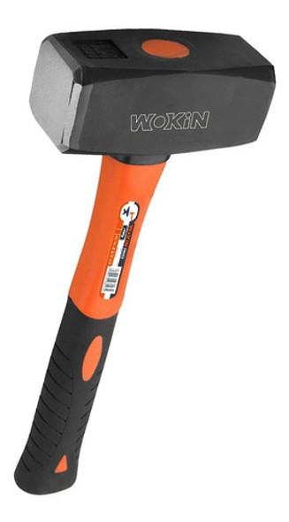 Maza 1,5 Kg Acero Forjado Fibra De Vidrio Industrial Wokin 0