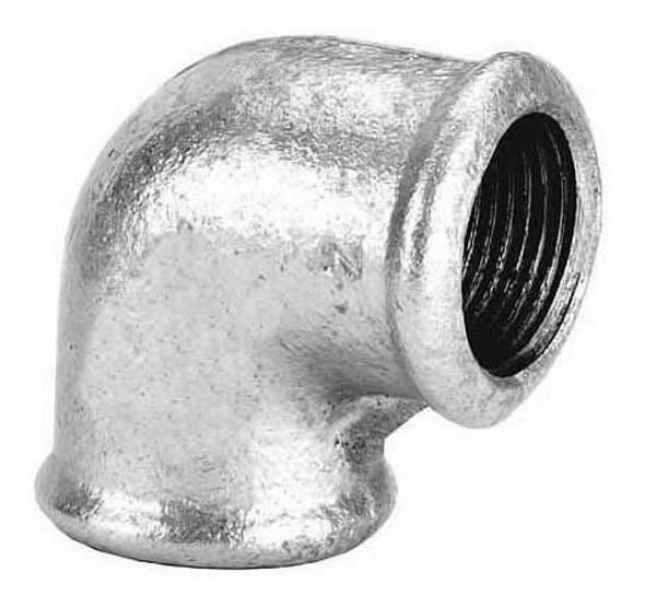 Codo 90º Hh Galvanizado 4 0