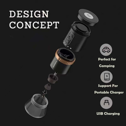 Electric Coffee Grinder Oceanrich G2, Portable Conical Cera. 1