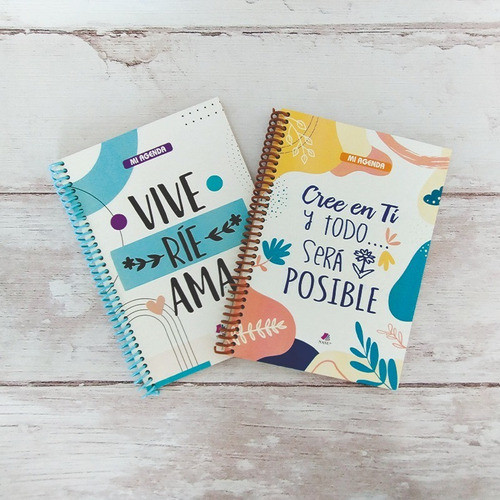 Agenda Perpetua Con Frases Int B&n Tamaño A5 Pack X 15 0