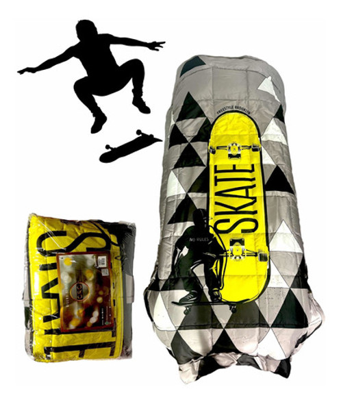 Acolchado Skate Skateboard De 1 Plaza 1/2 Calidad Premium 1 Acolchado Skate Skateboard De 1 Plaza 1/2 Calidad Premium 1