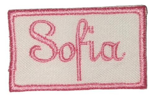 Parche Aplique Etiqueta Bordado 3x5 Cms Lote X5 Unidades 0