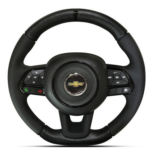Volante Esportivo Black Controle De Som Gm Meriva Ano 2004 0