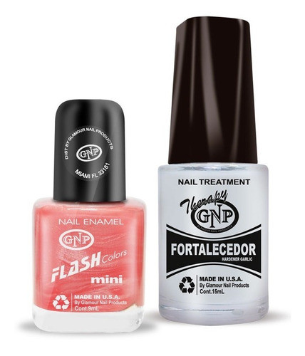 Fortalecedor De Ajo Y Esmalte Gnp 9ml Nro.24 Rosa Nacar 0