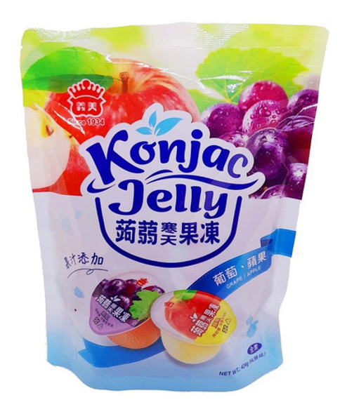 Gelatinas A Base De Konjac Sabor Uva Y Manzana 424 Gr. 0