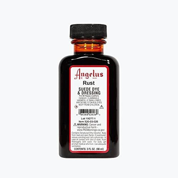 Angelus Suede Tinta Para Gamuza Y Cuero 90ml. Rust 0