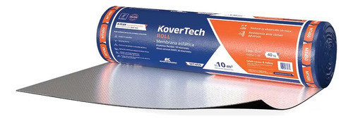 Membrana Asfáltica Techo Kovertech 35 Kg Aluminio Flexible 0