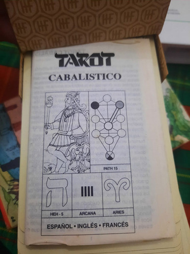 Mazo Tarot Cabalístico  Fournier Español - Inglés - Francés. 1
