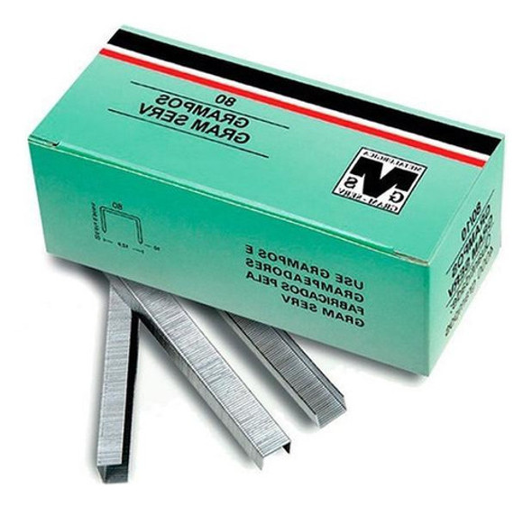 Grampo Grampeador Gramserv 80/14mm 2976pecas 76 1