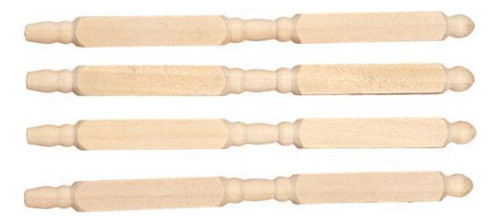 . 5 Pacote De 5-6 Pacotes Com 4 Postes De Madeira 5 Peças 0