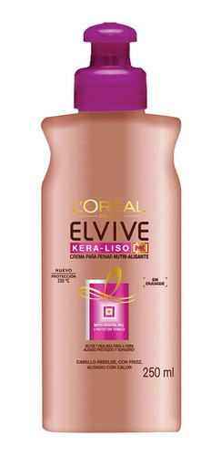 Elvive Crema De Peinar X250 Kera Liso 230 0