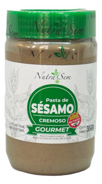 Pasta De Sesamo Cremoso Nutrasem 350g X 3 Unidades 0