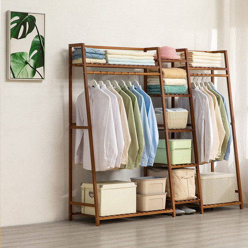 Perchero Estantería Madera Oscuro 130x140 Cm 331-20-2 Ub 0