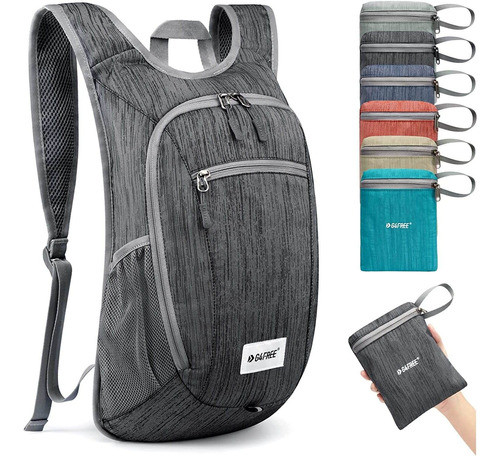 Mochila Impermeable Plegable Para Senderismo 10 L - Negro 0