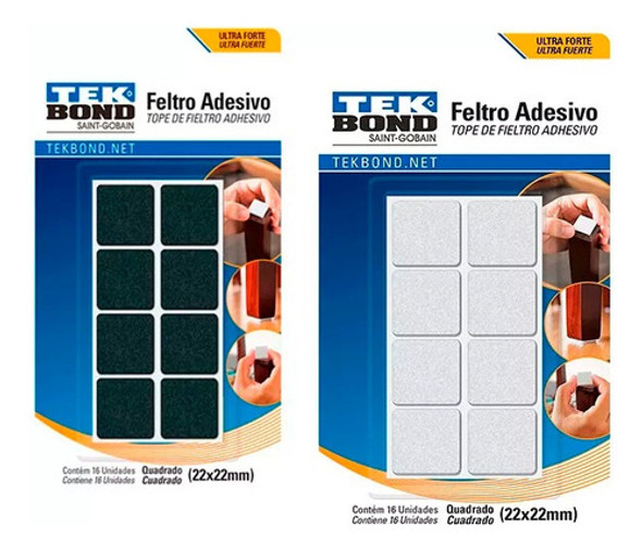 Feltro Quadrado 22 Mm Branco C8 E Preto C24 Cartela C/32 0 Feltro Quadrado 22 Mm Branco C8 E Preto C24 Cartela C/32 0