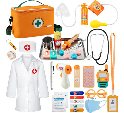 Kit Médico Para Niños De 3-, 34 Piezas Con Estetoscopi 0