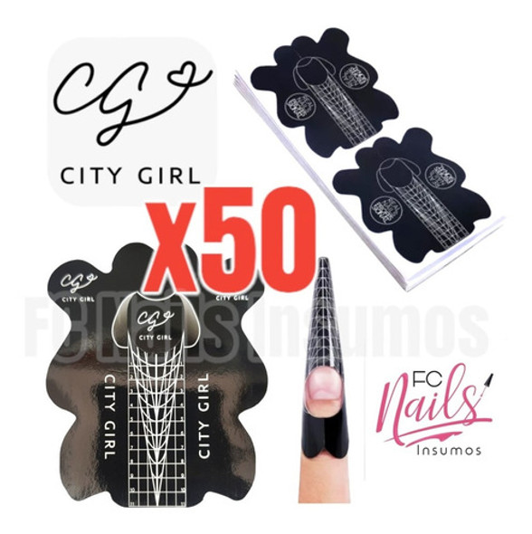 Moldes Xl City Girl X50 Un. Esculpidas // Calidad Cherimoya 0