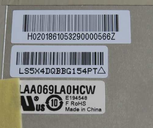 Tela Display Pioneer Avh-x1680dvd - Claa069la0hcw 1