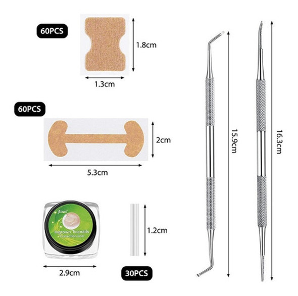 Conjunto De Ferramentas Para Unhas Encravadas De 152 Peças A 1 Conjunto De Ferramentas Para Unhas Encravadas De 152 Peças A 1