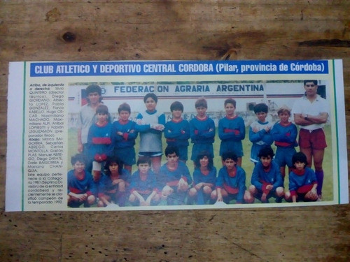 Recorte Club Atlético Y Deportivo Central Córdoba Pilar 1993 0
