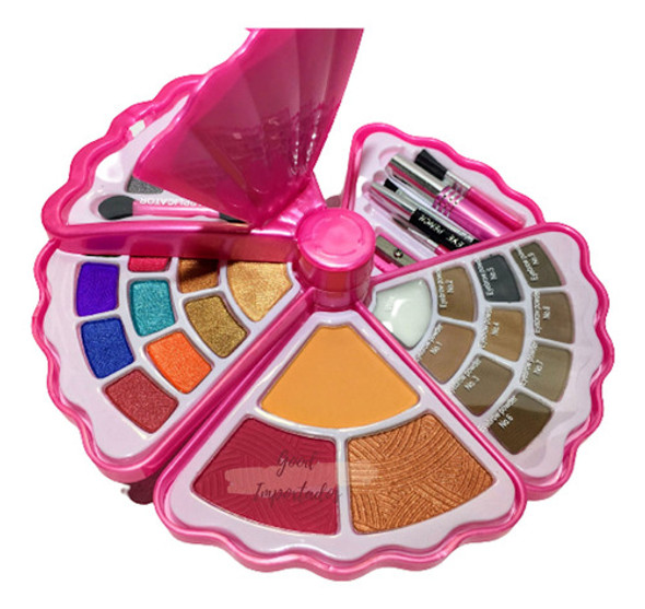 Set Maletin De Maquillaje Br Beauty Rosa 371c 1