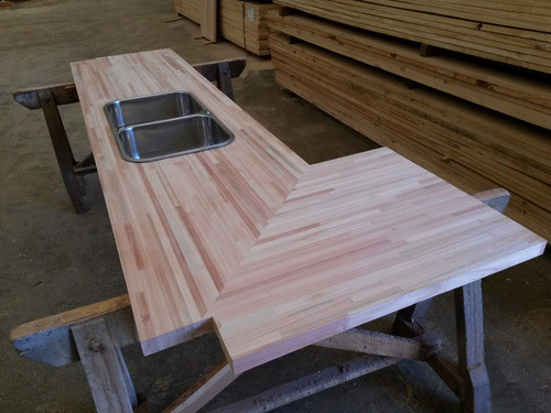 Mesada De Cocina De Madera 1