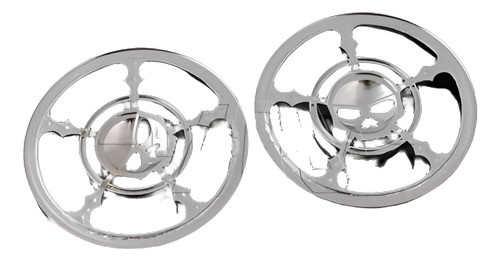 Moto Cráneo Altavoz Ajuste Cubierta Para Harley Electra Glid 0