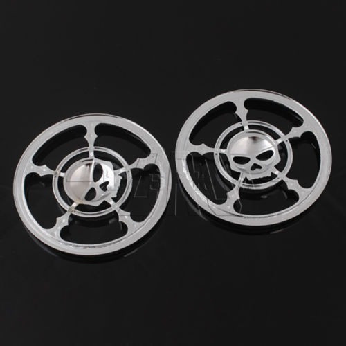 Moto Cráneo Altavoz Ajuste Cubierta Para Harley Electra Glid 1