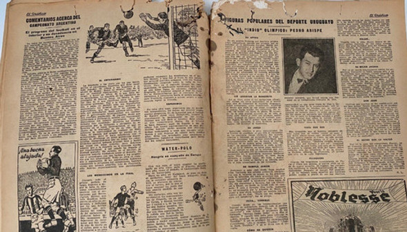 El Gráfico, 433 1927 Pedro Arispe Uruguay Fútbol, Lpg2z4 1