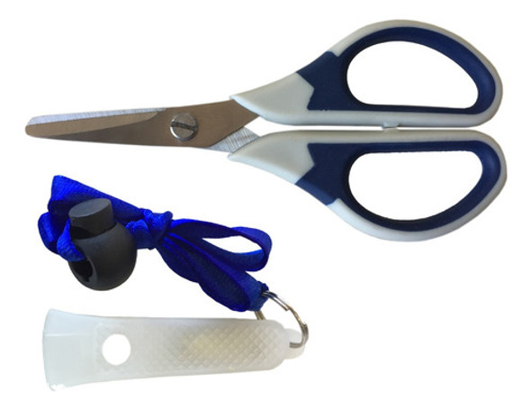 Tijera Para Pesca Multifilamento Afilador Anzuelos Albatros 0