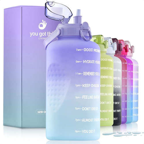 ¿tienes Esta Botella De Agua Motivacional Viviente Con Marca 0