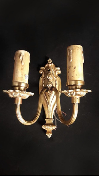 Antiguo Aplique Francés Luis Xv1430 Arte Antica Antiguedades 0