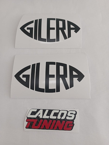 Calcomania Insignia Gilera Tanque Negra X 2 0