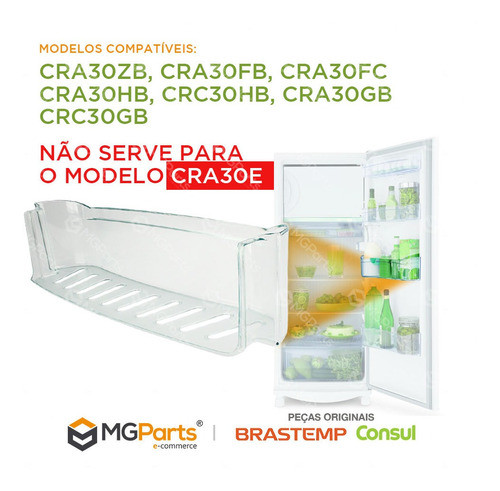 Prateleira Inferior Da Porta Para Geladeira Consul W10212396 1