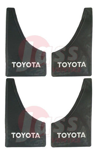 Juego X4 Barrero Goma Toyota Etios Corolla Del / Tras Auto 0