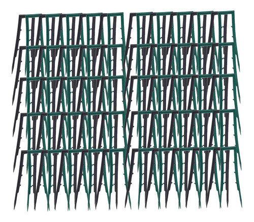 100x Estacas De Jardim Em Forma De U Cerca De Grama Fixando 0