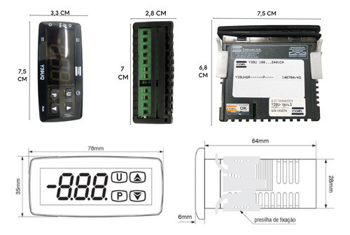Controlador Viradas Ovos Temperatura Chocadeira 1