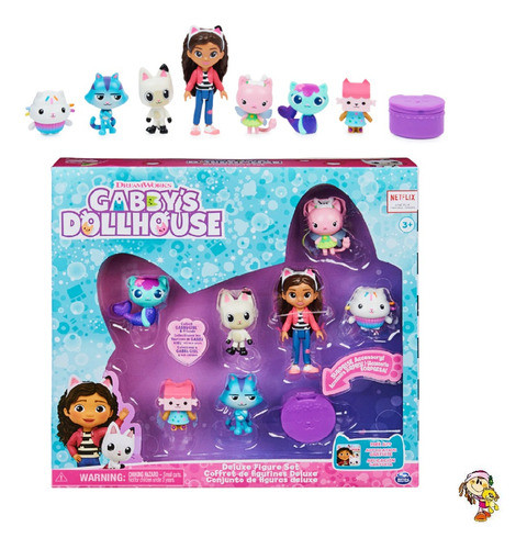 Gabby's Dollhouse Set De Figuras X7 Gabby Friends Original 1