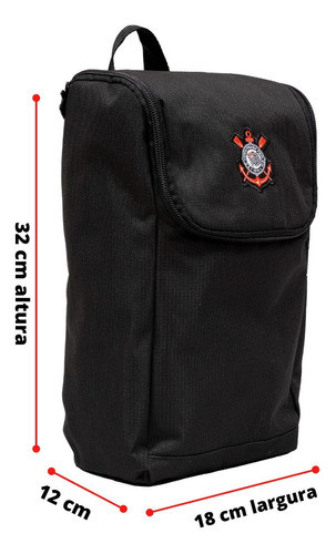 Bolsa Porta Chuteira Corinthians Poderoso Timão Oficial 1