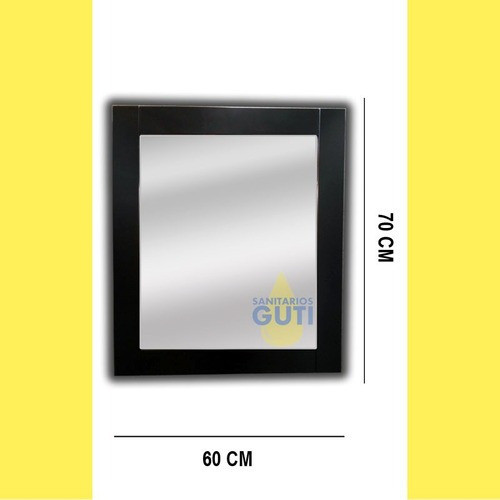 Espejo Marco Madera Wengue 60x70 Habitacion Baño Env Gratis 1