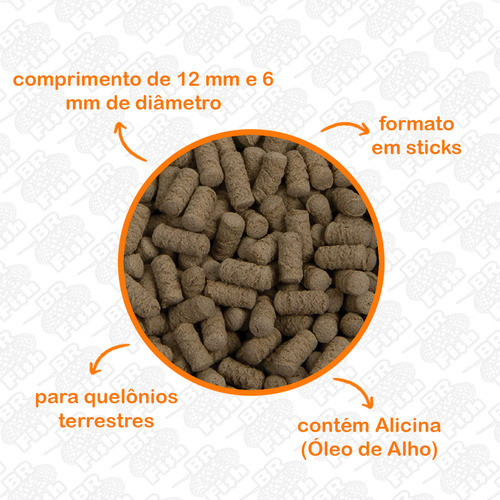 Ração Poytara Jabuti Premium Para Répteis Terrestres 300g 1