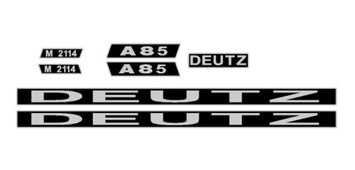 Juego De Calcos Tractor Deutz A85 0