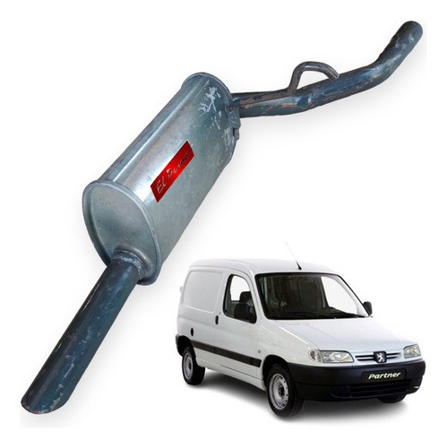 Silenciador Trasero Partner 1.4 I 98-09 Para Tanque Gas 0