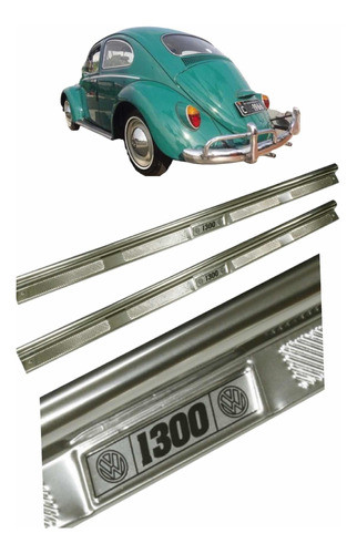 Estribo Ou Estribinho Em Aço Inox Fusca Todos Logotipo 1300 0