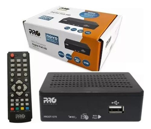 Conversor Digital Para Tv Full Hd Prodt-1270 Pro Eletronic 1