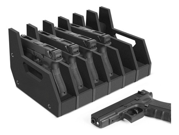 Rack Organizador Almacenamiento De Pistolas Revolver 0