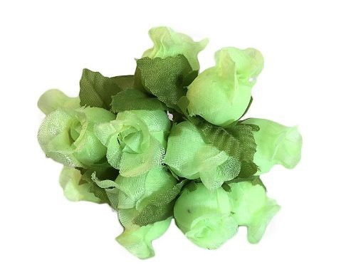 Mini Rosa Artificial - Pacote De 144 - Verde Claro 1