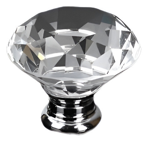 16pcs Diamante Cristal Puerta Cajón Armario Gabinete Pull Ha 1